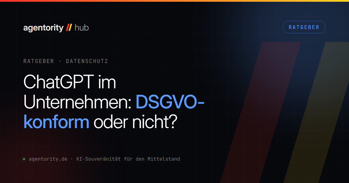 ChatGPT im Unternehmen: DSGVO-konform oder nicht?