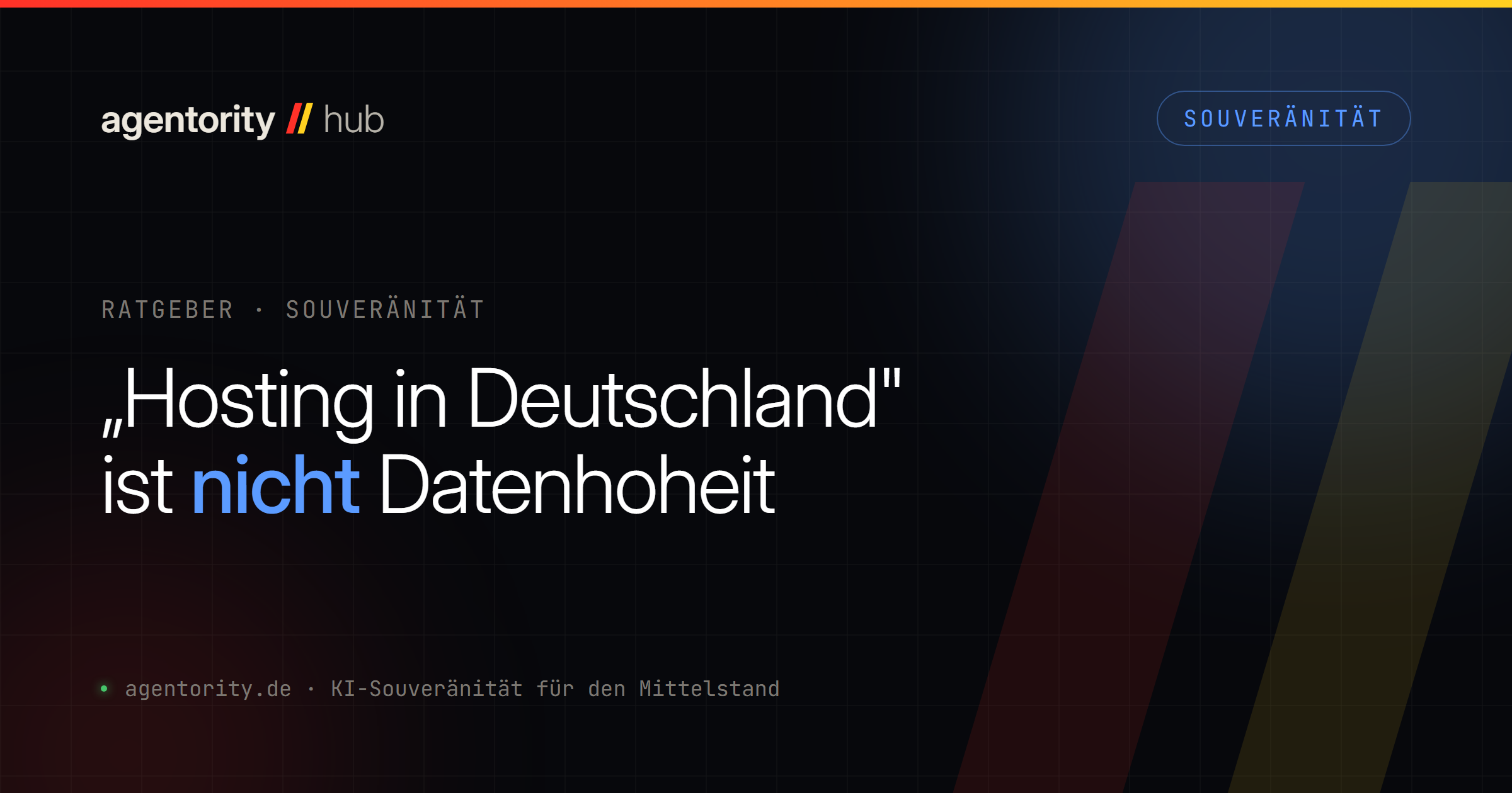 Hosting in Deutschland ist nicht Datenhoheit